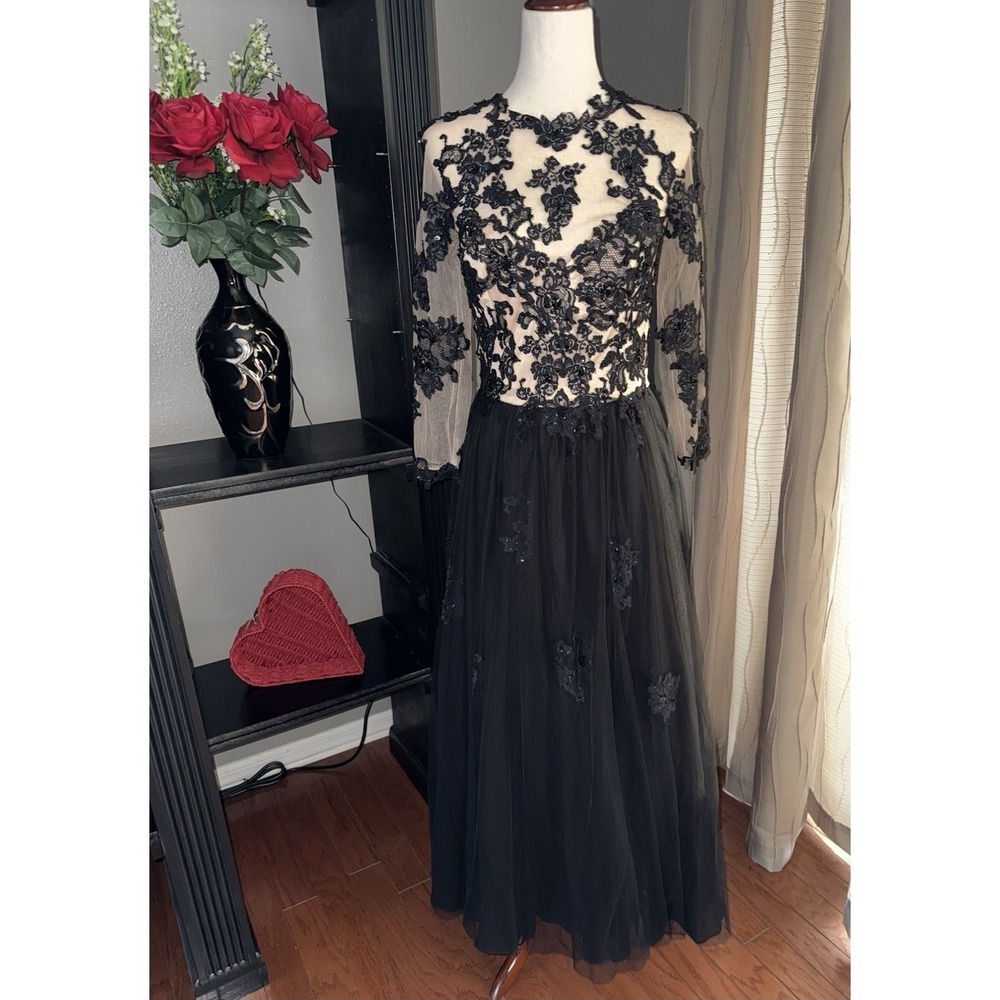 Mandalay Gothic Dark Angel Y2K Regencycore Princesscore Sz 8 Dress‎ Whimsigoth